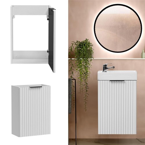 Cloakroom vanity unit small - vanity,