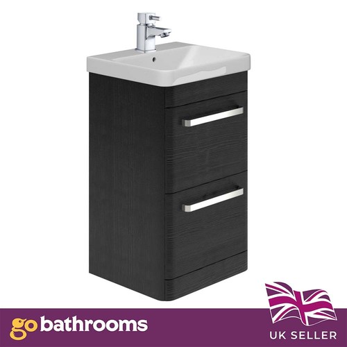 50cm black bathroom vanity - 50cm,