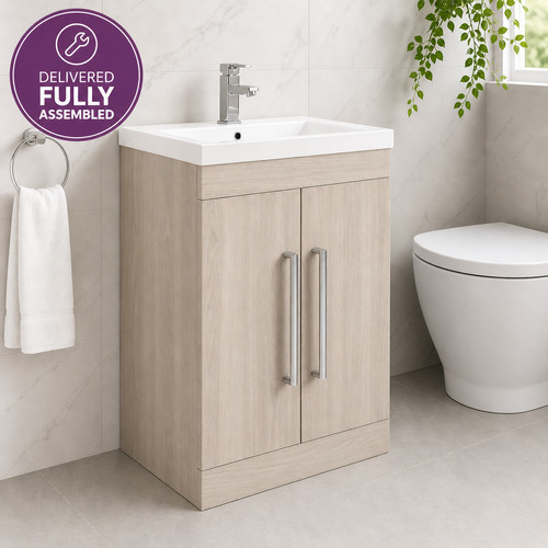 515mm light wood - wood, bathroom