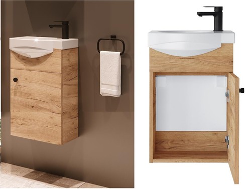 Bathroom vanity unit with - unit,