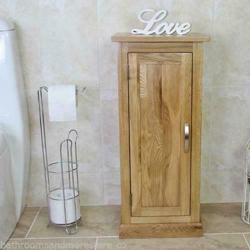 Oak bathroom furniture small - oak,