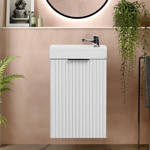 Cloakroom vanity unit - cloakroom, small