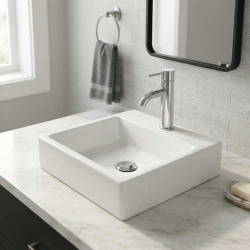 Wall mounted bathroom - mounted, vanity