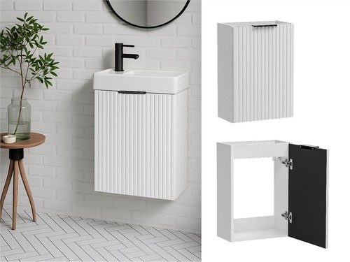 Cloakroom vanity unit 400mm - cloakroom,