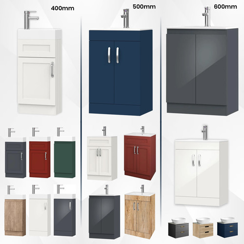 Vanity unit with - with, basin