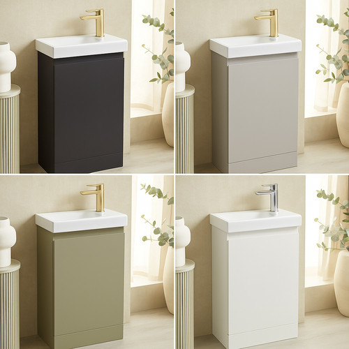 450mm cloakroom vanity unit - 450mm,