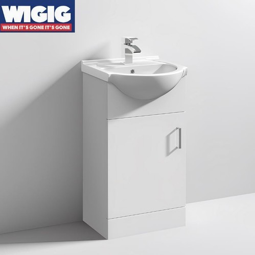 White gloss 450mm - white,