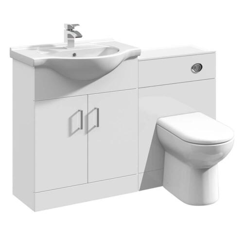 Vanity unit with combined - with,
